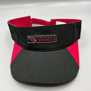 Arizona Cardinals‎ Visor Hat Girl 7-16 Black Red NFL Strap Back Cap New